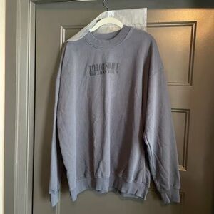 Taylor Swift Charcoal Crewneck Sweater